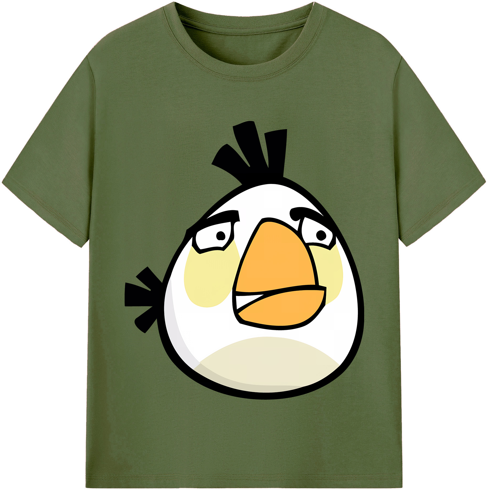 （画像用） Angry Birds アングリーバード 綿100％半袖Tシャツ（フロントプリント）
